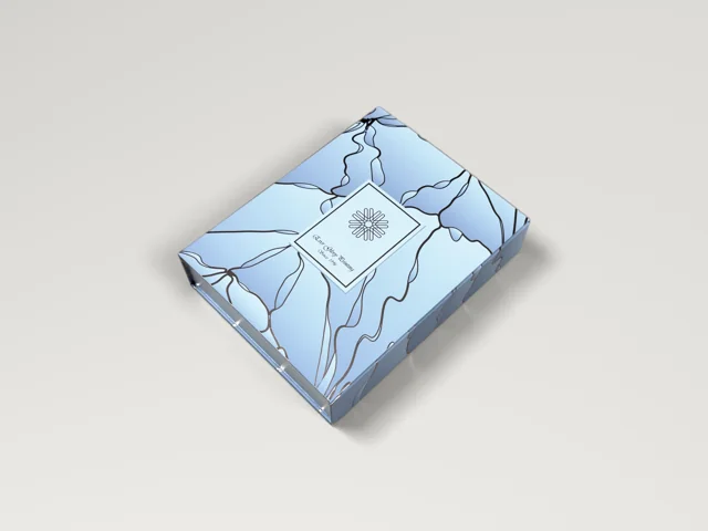 Collapsible box — closed view